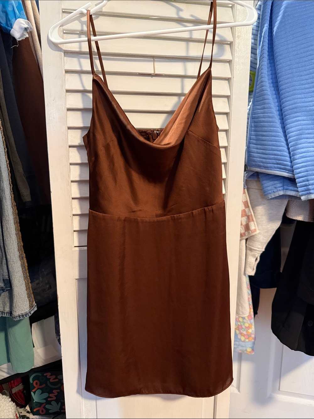 Short brown dress